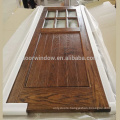 Solid wooden doors design catalogue oak grain color barn door for room